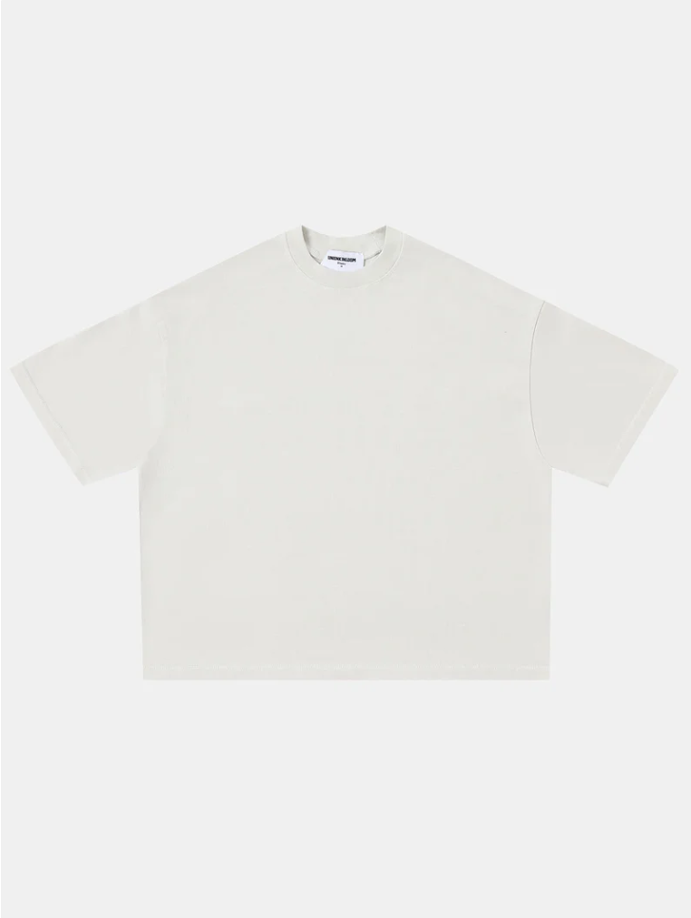 Cropped Beige Tee
