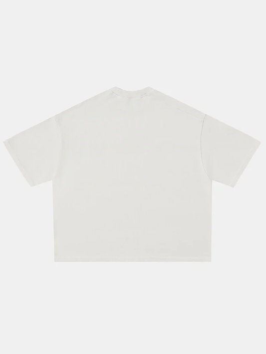 Cropped Beige Tee